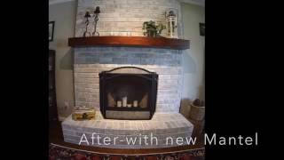 Fireplace Whitewash [upl. by Aiker]