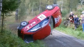 RALLY CRASHES in Sweden 20112019 [upl. by Amalie]