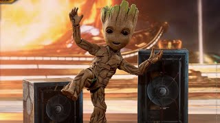 Baby Groot Dancing  Guardians of the Galaxy Vol 2 [upl. by Repsac911]