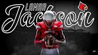 Most Electrifying Player in College Football  Louisville QB Lamar Jackson Career Highlights ᴴᴰ [upl. by Llevram]