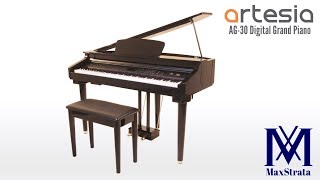 Artesia AG30 Micro Grand Digital Piano Deluxe Bundle [upl. by Sherar]