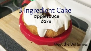 Applesauce Cake  only 3 ingredients [upl. by Notnek]