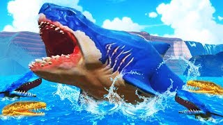 EL SUPER MEGALODON NIVEL 500  FEED AND GROW FISH [upl. by Rodablas]