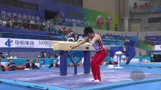 UCHIMURA Kohei JPN – 2014 Artistic Worlds Nanning CHN – Qualifications Pommel Horse [upl. by Zadack794]