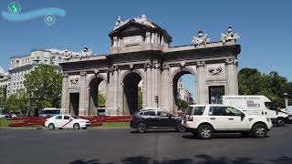 La Puerta de Alcalá en Madrid [upl. by Aicirtan61]