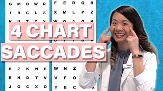 Vision Therapy Exercise  4 Chart Saccades Exercise [upl. by Rosco]