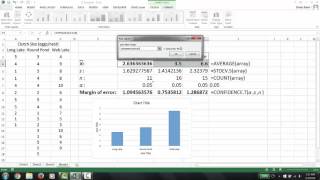 Bar Graphs with Confidence Intervals in Microsoft Excel [upl. by Therese]