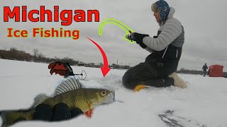 Michigan ICE FISHING 2021 West Michigan [upl. by Einal610]