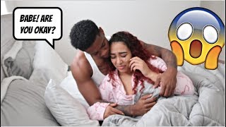 Nightmare Prank On Boyfriend CUTE REACTION [upl. by Eenot]