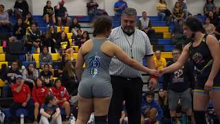 2020 Queen of the Mat  Girls Wrestling Tournament Highlights1252020 [upl. by Guadalupe]