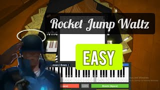 Rocket Jump Waltz TF2  Roblox Virtual Piano [upl. by Airakaz]