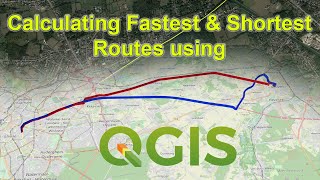 Calculating Shortest and Fastest Paths using QGIS ORS Tools [upl. by Hach]