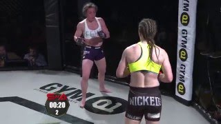 Fight Of The Night  Shock N Awe 22 Pro MMA Flyweight Title Valerie Domergue Vs Molly McCann [upl. by Farlie538]