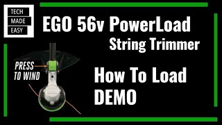 How to load or reload string on the EGO Powerload Trimmer Super Quick [upl. by Errick]