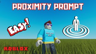 How to Use Proximity Prompts  Roblox Studio Tutorials [upl. by Stavros]