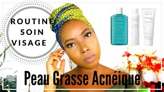 Routine Soin du Visage Peau Grasse Acnéique  AVENE Cleanance [upl. by Llerral]