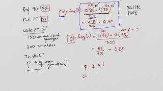 Testing HardyWeinberg equilibrium [upl. by Varick530]