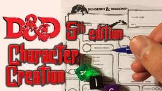 Dungeons amp Dragons 5E  Character Creation for Beginners Fighter [upl. by Arndt454]