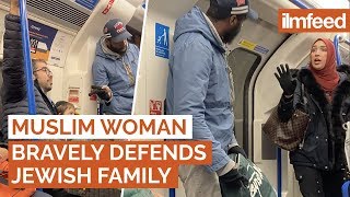 MUSLIM WOMAN BRAVELY DEFENDS JEWISH FAMILY [upl. by Mosira]