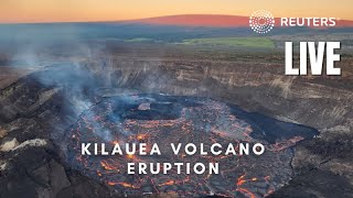 LIVE Kilauea volcano erupts on Big Island in Hawaii [upl. by Ahsilam]