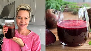 How to Make Beet Juice in a Juicer  DETOX RECIPE [upl. by Nnaael359]