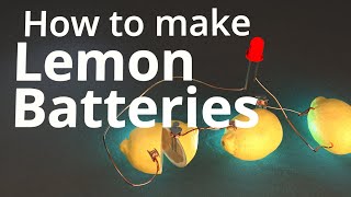 How to Make Lemon Batteries [upl. by Ssenav596]