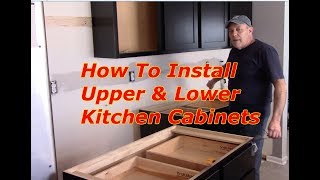 How To Install Kitchen Cabinets [upl. by Koenig]