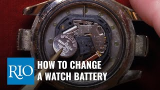 How to Change a Watch Battery [upl. by Hsakaa656]