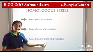 Homologous Series  Organic Chemistry  Class 10  CBSE  NCERT  ICSE [upl. by Assertal]