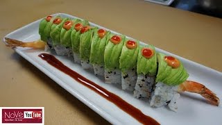 Dragon Roll  How To Make Sushi Series [upl. by Illene174]