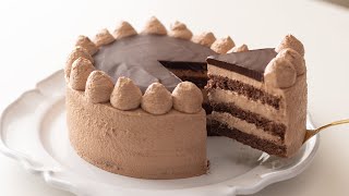 チョコレートケーキの作り方 Chocolate Cake｜HidaMari Cooking [upl. by Anal]