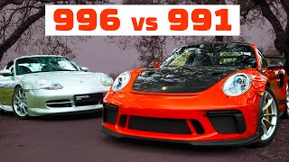 Whats the Ultimate GT3 Porsche 996 vs Porsche 991  MotorTrend [upl. by Rocray]