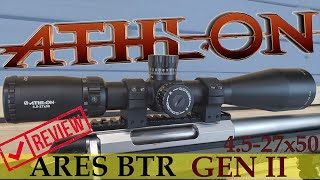 Athlon Ares BTR GEN II 4527x50 review [upl. by Marnia]