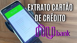 Como ver o Extrato detalhado do cartão de crédito Nubank [upl. by Seira]