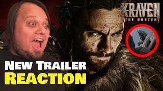 KRAVEN  New Trailer REACTION  KRAVEN THE HUNTER [upl. by Cleti]