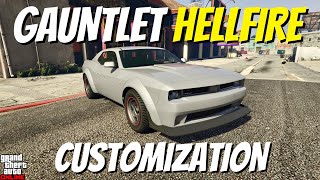 Bravado Gauntlet Hellfire Customization  GTA Online [upl. by Alber]