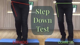 Fisioterapia  Como realizar o Step Down Test [upl. by Sheryl]