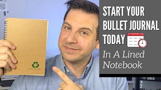 A Beginners Bullet Journal Set Up  How To Use The Bullet Journal Method In Any Notebook [upl. by Ynahpit]