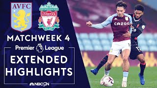 Aston Villa v Liverpool  PREMIER LEAGUE HIGHLIGHTS  1042020  NBC Sports [upl. by Eniawed61]