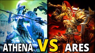 Ares VS Athena Who Is More POWERFUL  Mythology Wars [upl. by Hera]