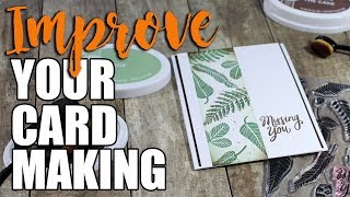 MAKE your CARDS BETTER 3 simple tips [upl. by Acinnad]