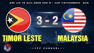 TIMOR LESTE 32 MALAYSIA  HIGHLIGHTS [upl. by Dasie]