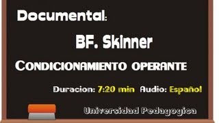 Documental BF Skinner  Condicionamiento Operante [upl. by Malsi]