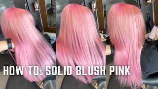 Pastel Pink Hair tutorial  full appointment [upl. by Edya]