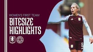 HIGHLIGHTS  Aston Villa Women v Leicester City Women [upl. by Agiaf]