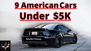 9 Best American Cars Under 5K [upl. by Chace]