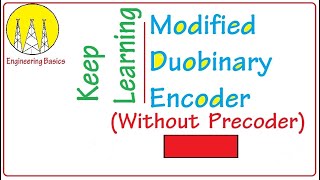 Modified Duobinary Encoder without Precoder Lecture 4Digital CommunicationWireless Communication [upl. by Nairim]