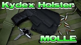 Attach a Kydex Holster to MOLLE  How To DIY [upl. by Drofnats]