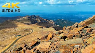 Complete Scenic Drive Up Pikes Peak 4K  Colorado Rocky Mountain Scenic Driving [upl. by Tnomel910]