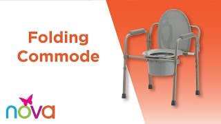 Folding Commode  Features and How To Assemble [upl. by Enileuqaj85]